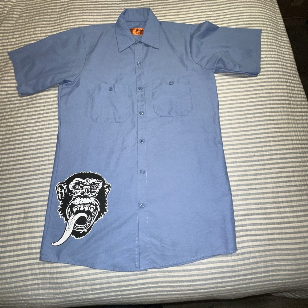 Gas Monkey Garage x Red‎ Kap Service Work Shirt Men's Small